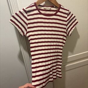 Doen Vivi Striped Short Sleeve Tee